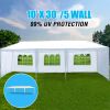 10x30' Wedding Party Canopy Tent Ourdoor Gazebo with 5 Sidewalls