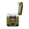 52 qt. Hard Surface Refrigerator Cooler, Green and Orange