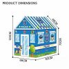 New Police Large Kid Play Tent, Kids Castle Tent House Camping Tents for Indoor