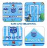 New Police Large Kid Play Tent, Kids Castle Tent House Camping Tents for Indoor