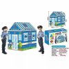 New Police Large Kid Play Tent, Kids Castle Tent House Camping Tents for Indoor