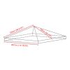 9.76 X 9.76ft 1T Tent Top Red