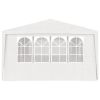 Professional Party Tent with Side Walls 13.1'x19.7' White 0.3 oz/ftÂ²