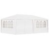 Professional Party Tent with Side Walls 13.1'x19.7' White 0.3 oz/ftÂ²