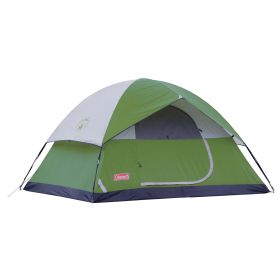 4-Person Dome Camping Tent, 1 Room, Green (Color: 6 Person)