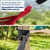 Outdoor Garden Camping Hammock With Straps;  Durable Hammock Holds